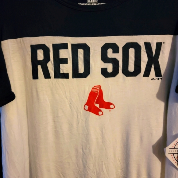 Women's Boston Red Sox Pure Dedication Tee XL By Majestic - Picture 8 of 10
